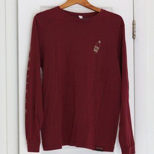 Men's Long Sleeve Lagunitas Burgundy Shirt